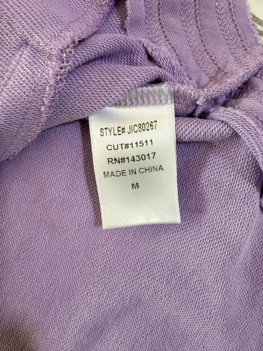 Ces Femme Lavender Zip-Up Hoodie Vest Size M - Picture 10 of 11